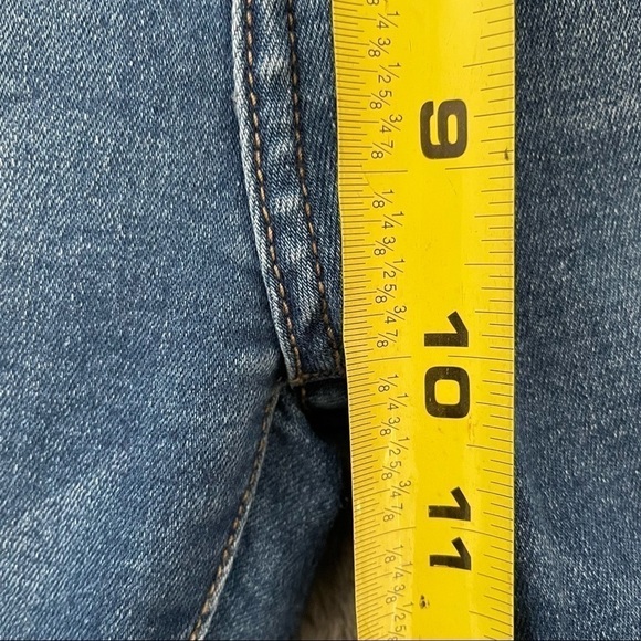 Fashion Nova Raw Hem High Waisted Skinny Jeans 9 - Picture 8 of 8